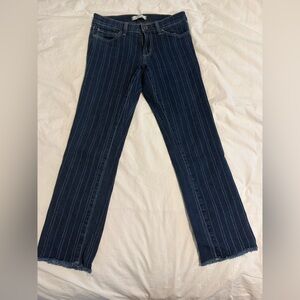 Principle Denim Innovators Pinstripe Flare Jeans Size 26